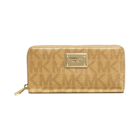 michael kors continental wallet macy& 39|Michael Kors monogram zip wallet.